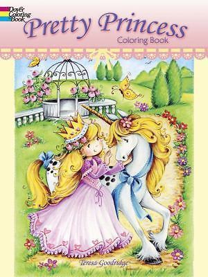 Pretty Princess Coloring Book; Dover Fantasy C- 0486804461, Goodridge, paperback