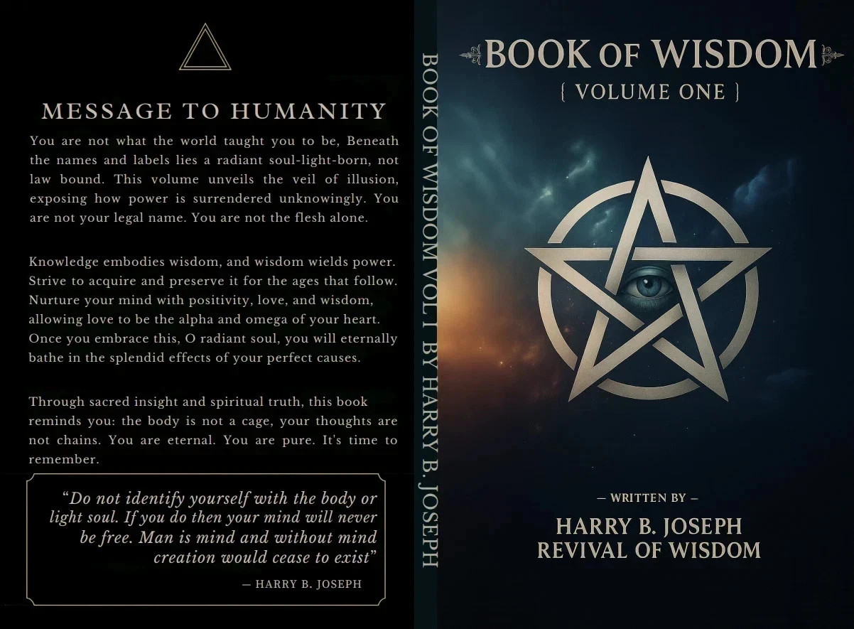 Book of Wisdom Volumes 1 & 2 by Harry B. Joseph (Paperback 2-Book Bundle)**